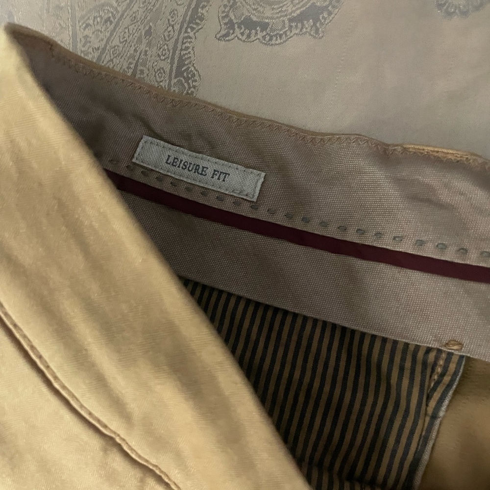 Brunello Cucinelli Leisure Fit Garment Dyed Trousers Sz 50/35 US - Picture 4 of 12